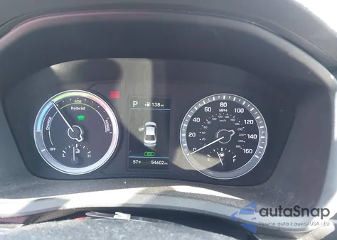 2019 Hyundai Sonata Hybrid Limited z USA, uszkodzony, nr VIN KMHE34L32KA090514